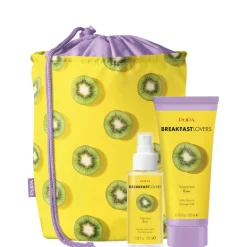 BREAKFAST LOVERS KIT 2 Latte Doccia e Acqua Profumata KIWI 100 ML Acqu