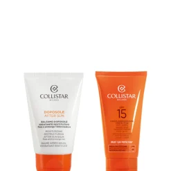 Crema Abbronzante Protettiva Viso e Corpo SPF 15 + Balsamo Doposole 50
