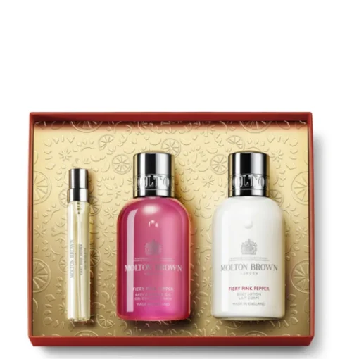 Fiery Pink Pepper Travel Gift Set 7,5 ML Eau de Toilette + 100 ML Show