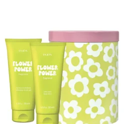 HAPPYBOX KIT 2 FLOWER POWER 200 ML Gel Esfoliante Corpo + 200 ML Latte