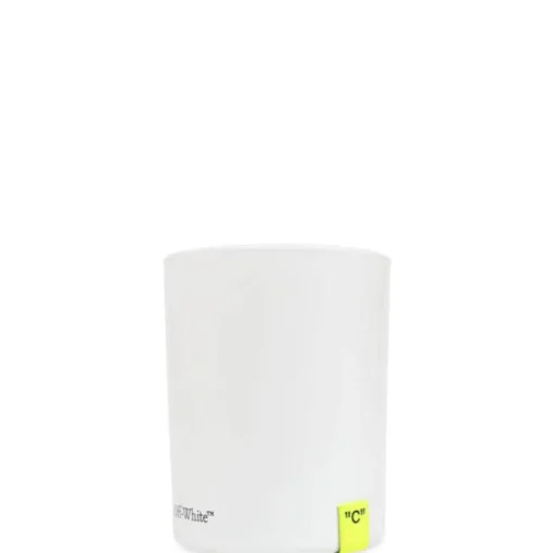 Off White Electric Star Candle "C" 200 gr
