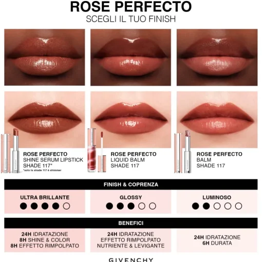 Rose Perfecto Shine Serum Lipstick
