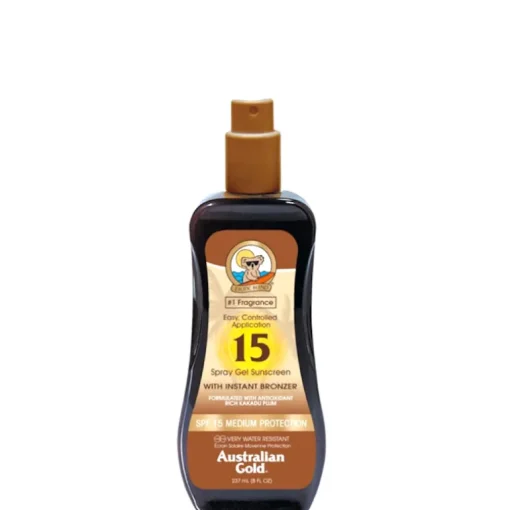 Spray Gels Sunscreen SPF 15 con effetto Bronze 237 ML