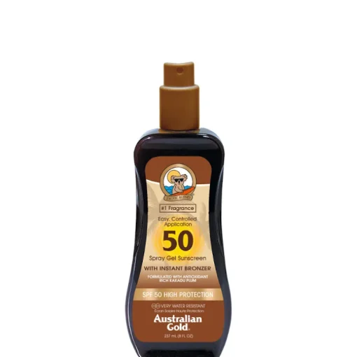 Spray Gels Sunscreen SPF 50 con effetto Bronze 237 ML