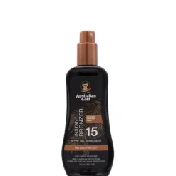 Spray Gels Sunscreen SPF 15 con effetto Bronze