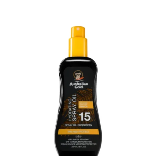 Spray Oil Sunscreen SPF 15 con Olio di Carota 237 ML