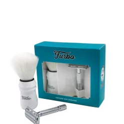 Vintage Wet Shaving Confezione RASOIO + PENNELLO FURBO